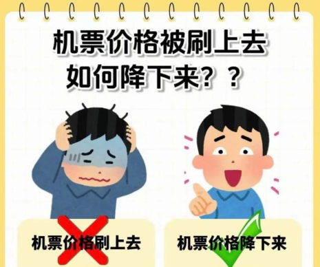 机票越刷越贵怎么降下来?